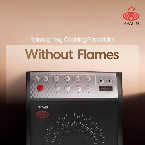 Image of ChefPro IC Induction Cooktop 2000W | Push Button Control | 8 Cooking Modes | Auto Shut-Off & Overheat Protection | BIS Approved | Fast Heating Portable Induction Stove (Black)