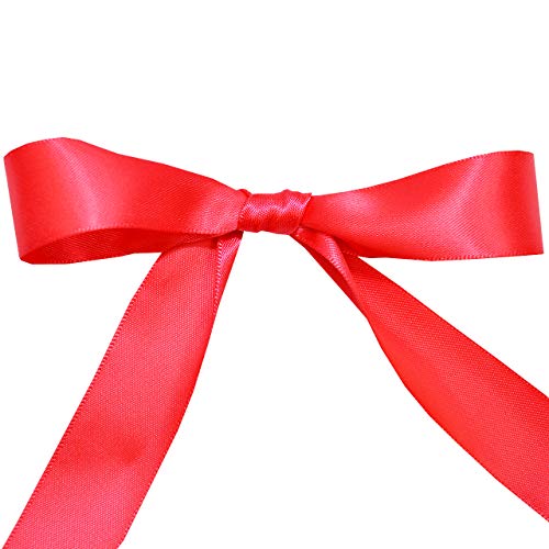 Image of Morex Ribbon 08822 /50-198 Double Face Satin Ribbon, 7 /8 inch x 50 Yd, La Rosa