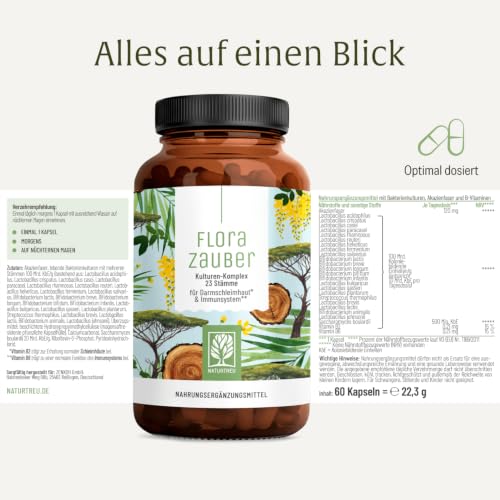 NATURTREU® Kulturen Komplex magensaftresistent & vegan - 23 Bakterienstämme