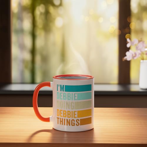 Taza cerámica divertida con nombre personalizado, 11 oz miniatura 3