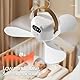 Deckenventilator mit Beleuchtung,Deckenventilator mit LED-Beleuchtung und Fernbedienung,Mobiler Ventilator Lampe für Außenbereich,USB Deckenventilator für Camping und andere Outdoor-Aktivitäten