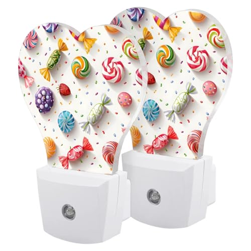 Luces nocturnas LED auto-regulables para pared 2 unidades miniatura 2