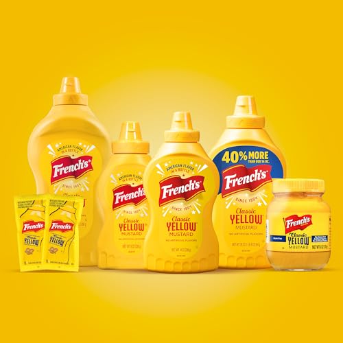 French’s Classic Yellow Mustard (226g) | Prepared With Authentic Mustard Seeds | No Artificial Flavours | Gluten Free - Image 17 thumbnail