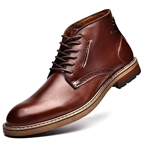Image of Arkbird Men's Chukka Boots Genuine Leather Ankle Boot for Men Classic Casual Oxford Style Footwear