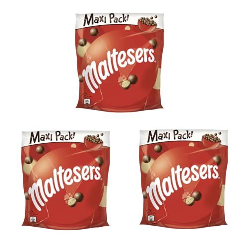MALTESERS 3x 300g Schokokugeln Malzfüllung mit Milchschokoladenüberzug Schokolade