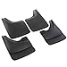 Red Hound Auto Heavy Duty Molded Mud Flaps Compatible with Dodge Ram (2002-2008 1500 & 2003-2009 2500 3500) Mud Flaps Guards Splash - for Trucks Without Fender Flares - Front & Rear 4pc Set