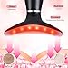 LATME Facial Massager,Neck Face Massager Tool,3 Mode Massage with Heat,Portable Beauty Instrument for Skin Care Women Gift (Black)