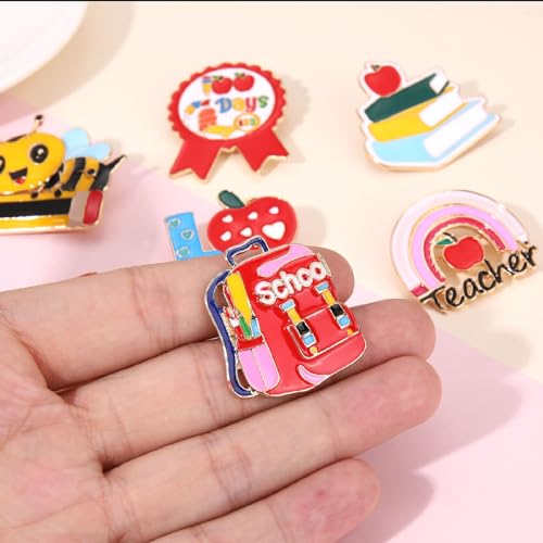 Broches en émail pour professeur et joli ensemble d'épinglettes pour sac - 3