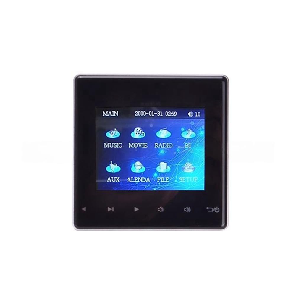 2.8 inch Wall Amplifier Bluetooth Home Theater Amplifiers Audio Amplificador HiFi Background Music Player A