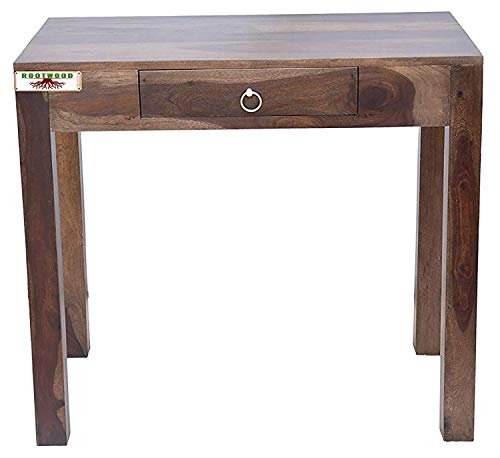 Image of Sheesham Wood Writing Computer & Study Table for Home and Office Furniture (Warm Chestnut) (Study Table 3)
