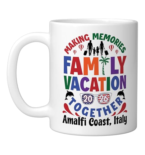 Making Memories Family Vacation Trip 2026 Amalfi Coast Italy Ceramic