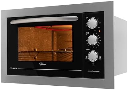 FISCHER FORNO ELÉTRICO EMBUTIR FIT LINE 48L INOX 127V 34493-95485
