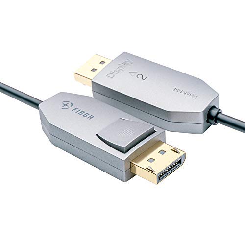 One-Day Sale: Up to 80% Off FIBBR DP Cable, Fiber Optic Displayport 1.4 Cable Support 32.4 Gbps, 8k@60hz, 4K@144Hz, Male to Male Audio Video Cable Slim and Flexible High Speed DP to DP Cable (50ft) Exclusive Discount 70% Price FIBBR DP Cable, Fiber Optic Displayport 1.4 Cable Support 32.4 Gbps, 8k@60hz, 4K@144Hz, Male to Male Audio Video Cable Slim and Flexible High Speed DP to DP Cable (50ft)