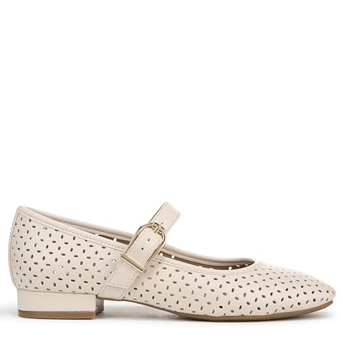 LifeStride Womens Cameo MJ 3 Mary Jane Flat Cream 9.5 W by LifeStride - Image 7