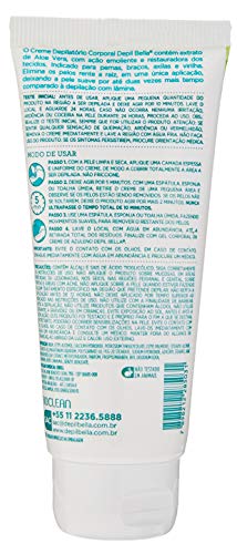Creme Depilatório Corporal com Aloe e Vera, Depil Bella, 100G