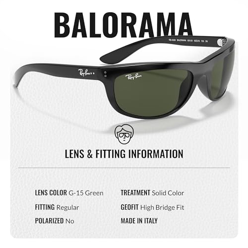 Ray-Ban RB4089 BALORAMA Rectangle Shaped Sunglasses for Men & Women with Official RAYBAN Eyewear Kit4