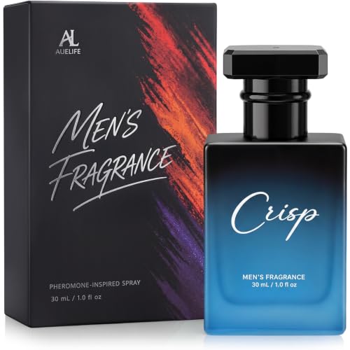 Auelife Crisp Pheromone Cologne for Men, Long-Lasting Perfume, 30mL/1 Fl Oz
