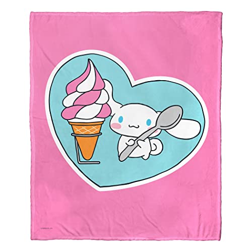 Northwest Cinnamoroll - Manta de Tacto de Seda, 50 x 60 Pulgadas, Remolino de Canela