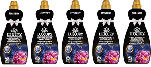 Luxury Ammorbidente Mystery, ammorbidente concentrato, detersivo liquido per bucato, 40 lavaggi, 900 ml