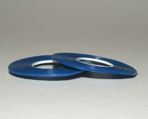 Tape,Blue Glossy 1/16 Vinyl 2 Pack Tape Graphic chart Whitboard Pannel Line Tape
