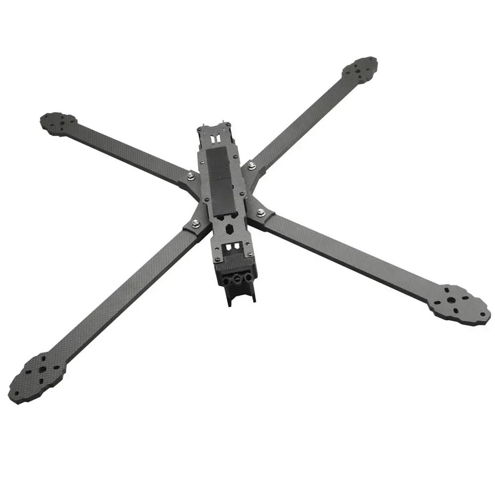 per TEARCKEP GX-V4 13 pollici/15 Pollici FPV Drone Frame Kit 590mm/660mm in Fibra di Carbonio per RC Freestyle Long Range Racing Quadcopter(GX-15inch)