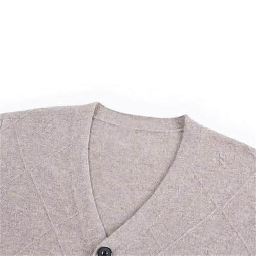 Men Wool Knitted Sweater Buttons Cardigan Warm Sweater V-Neck Knitted Thick Casual Jumpers4