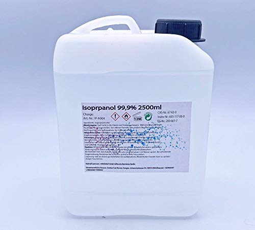 online-hut Isopropanol/Isopropylalkohol Klar 99,9% 2500 ml