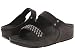 FitFlop Women's Amsterdam Studded Slide Dress Sandal, Black, 8 M US