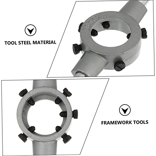 Herramienta de acero para comprimir moldes Lurrose y rectificar roscas métricas 4