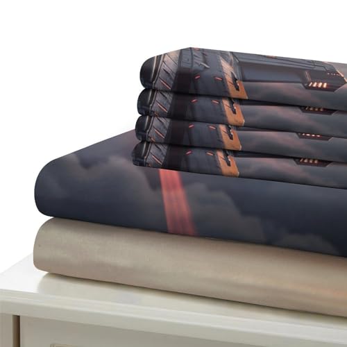 Housse de couette en microfibre soft 260x220 résistant aux lavages avec zip invisible