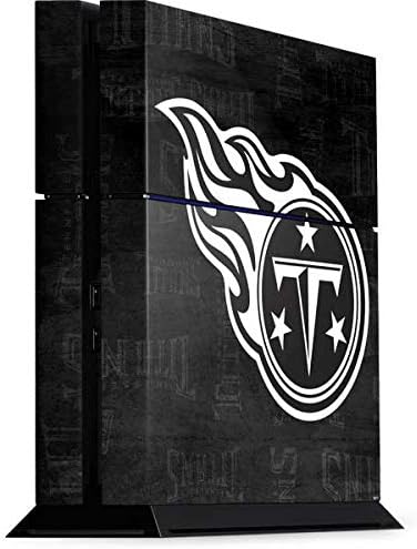 Skinit Decal Gaming Skin Compatible with PS4 Console - Officially Licensed NFL Tennessee Titans Black & White Design