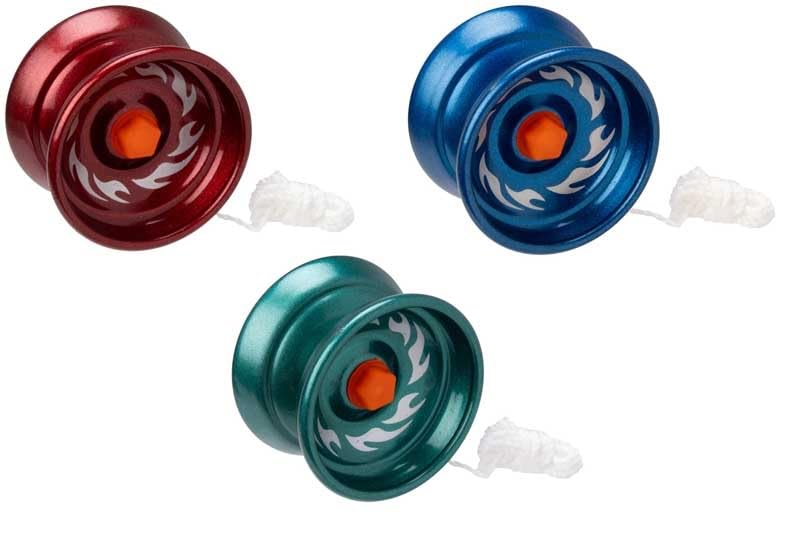 Pack of 2 Premium Metallic Yo-Yo Set for Kids Beginner, High-Performance Yo-Yos for Tricks and Play Party Bag Fillers - Image 3