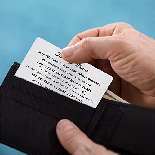Image of TGCNQ Romantic Gifts for Her for Valentines Christmas Mother's Day, Wallet Card for Her Girlfriend