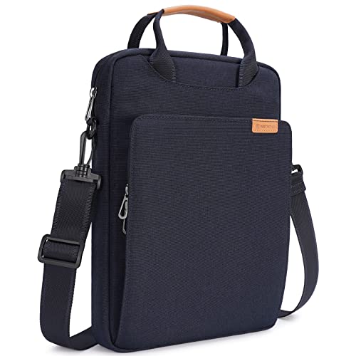 NIDOO Wasserdicht Laptop Tasche für 13' MacBook Air M2 / MacBook Pro 13 M2 / 12,9' iPad Pro M1 / 12' Surface Laptop Go, Umhängetasche für 13' Galaxy Book Pro /13,4' XPS 13/12,6' MatePad Pro, Navy Blau