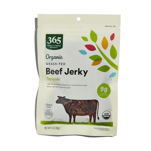 365 by Whole Foods Market, Organic Teriyaki Beef Jerky, 3 Ounce - image 1