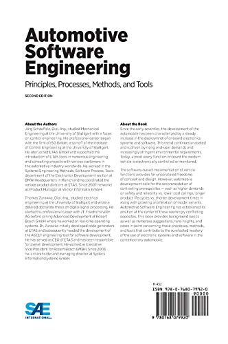 AUTOMOTIVE SOFTWARE ENGINEERING: Principles, Processes, Methods, and Tools