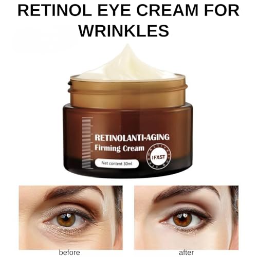 Retinol Eye Cream, Eye Cream Anti Aging, Eye Cream for Wrinkles, Eye Cream for Dark Circles and Puffy Eyes, Firming Eye Cream, Fade Fine Lines, Puffy Eyes Bags Under Eyes, Moisturizing & Hydrating - Image 5