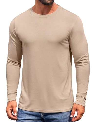 T-shirt manches longues homme pull extensible anti tiraillement
