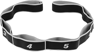 Stretching Strap With 8 Leg Stretch Improve Flexibility Stretching Yoga Strap Exercise Physicals Belt Yoga Straps Stretching Strap With 8 Workout Straps For Stretching Long