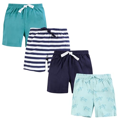 Image of Hudson Baby Unisex Baby Shorts Bottoms 4-Pack