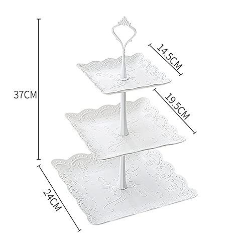 image for Candora 2 Sets Plastic Cupcake Stand Size 6