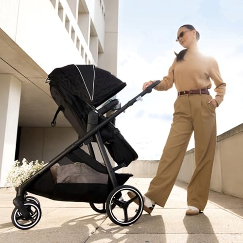 Image of Evenflo Shyft Intuiti+ Stroller (Dubhan Black)