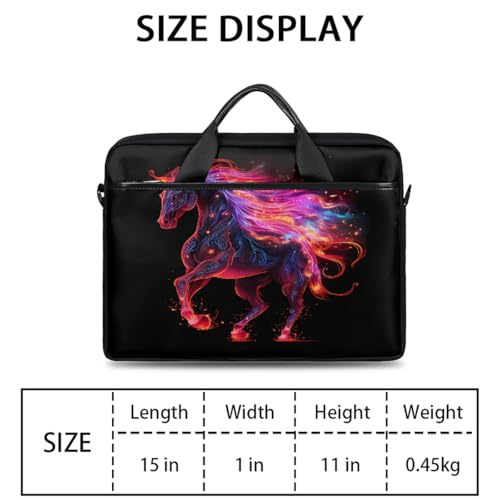 Bolso para laptop Abstract Space Horse 15 pulgadas miniatura 2