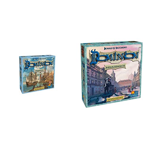 Rio Grande Games 130014155 Dominion Erweiterung-Seaside 2. Edition, White & 22501417 Dominion Erweiterung - Renaissance, Single