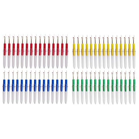Ouyatoyu 60pcs Colorful Seam Ripper Seam Rippers Cover