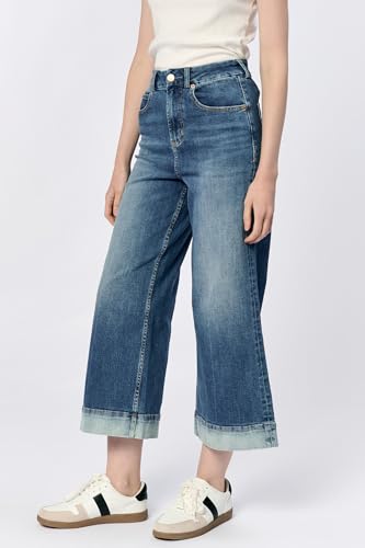 DEAR JOHN Audrey Wide Leg Women's Jean High Rise4