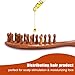 CIVEYA Natural Wooden Loc Brush for Microlocs & Sisterlocs, Prevent Locs Getting Tangled or Merging, Massage Brush for Scalp Relaxing & Distributing Hair Products, Compact Size Light Weight