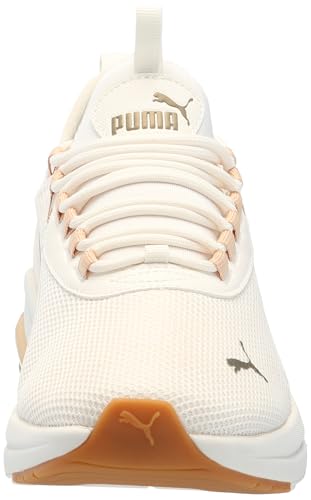 PUMA Women's Amplifier Shoes, Frosted Ivory-Team Gold-Cashew, 6.5, Wide