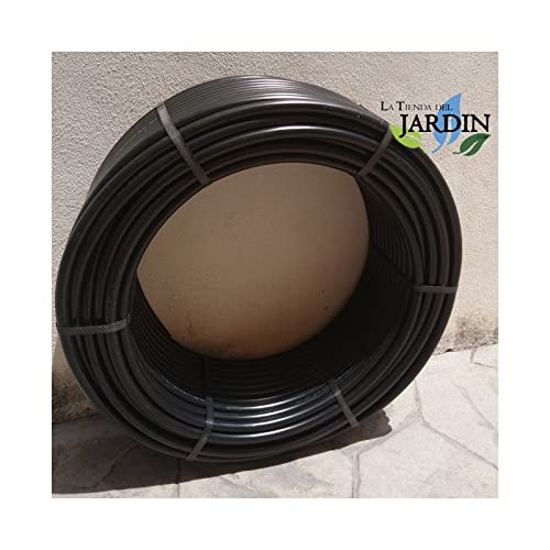 Suinga PE-Rohr 16mm | Landwirtschaftsrohr 16mm 2,5 bar 100 Meter | Bewässerungsrohr 16 mm | Tropfbewässerungsrohr schwarz