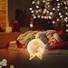 GDPETS Moon Lamp, 16 Colors Moon Night Light with Stand & Remote &Touch Control and USB Rechargeable Decorative Light Up Moon Lamp for Baby Kids Lover Birthday Party Gifts(4.8 inch)